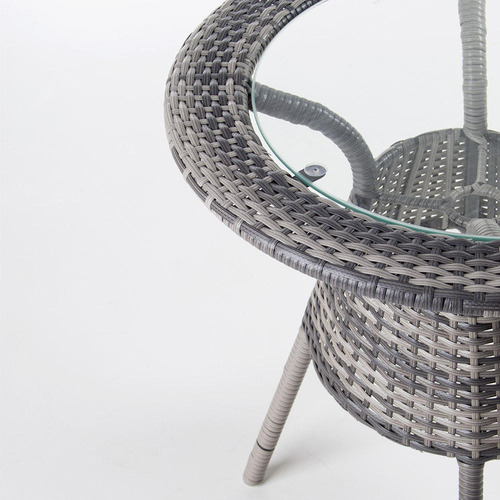 Imagen 8 de 9 de Set Terraza Borneo Gris 3 Pc D-16/b-50