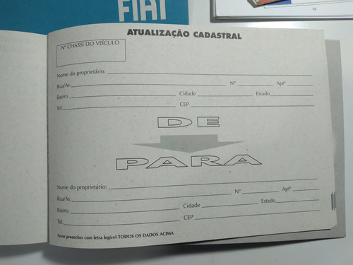 Manual Do Proprietário Palio Elx 2007 Bz (Usado)
