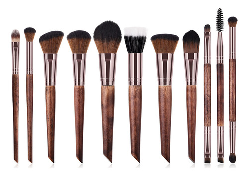 Nuevo Set De 11 Herramientas De Maquillaje Con Brochas Suelt