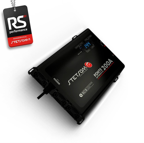 Imagem 4 de 5 de Carregador Digital Fonte Automotiva Stetsom 200 Amper Bivolt