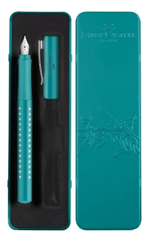 Pluma Estilográfica Ocean Sparkle Tinta Azul/ M Con Estuche