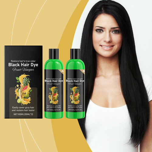 Vinagre De Frutas Um Shampoo Tinge Facilmente L 100ml B Ting
