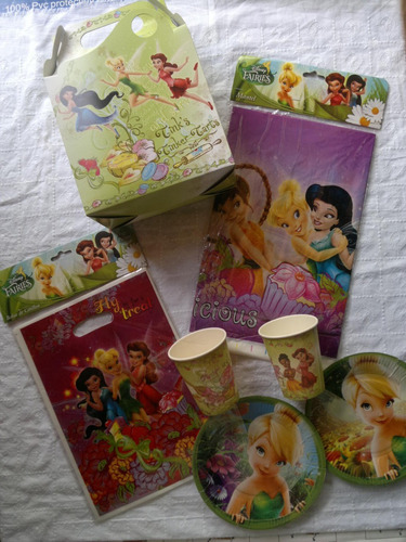 Combo Fiesta Hadas Princesas Disney Importados Cotillon 