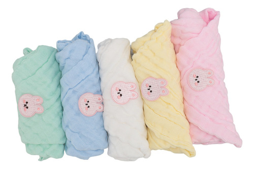 Toallitas Faciales Para Bebés, 5 Unidades, Toallas De Algodó