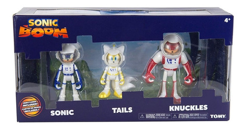 Tomy Sonic Boompack X3 Astronauta - Sonic - Knuckles - Tails