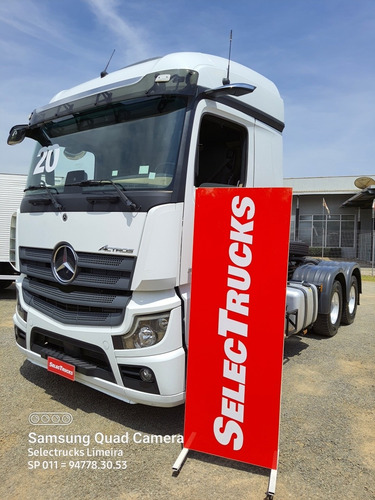 Imagem 3 de 15 de Actros 2651 6x4 New 2020 Top Linha Mirrorcam Aluminio Fh540