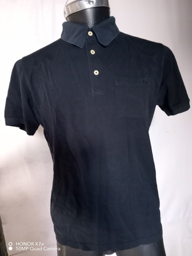 Playera Polo Gguccii Grande Slim Negra