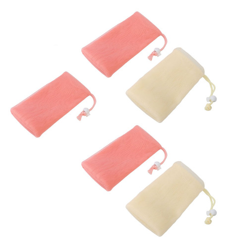 Bolsa De Jabón Foaming Net, 5 Unidades, De Malla Exfoliante