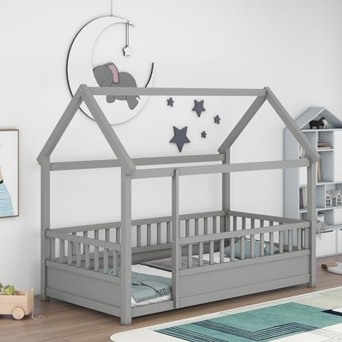 Cama Montessori Twin House Para Niños (g