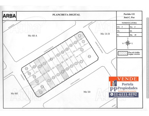 Lote De 312 M2 En Jose C. Paz