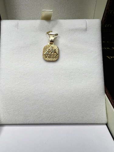 Pingente Olho De Hórus 2,5 Gramas Ouro 18k 750 Cor Amarelo