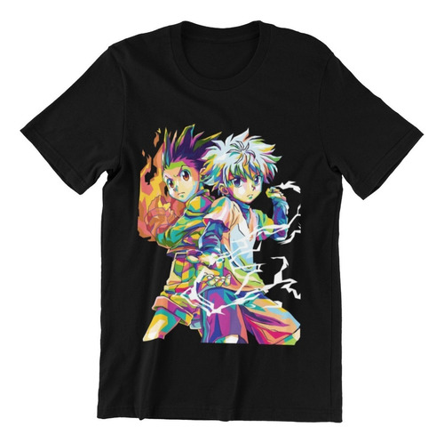 Polera Unisex Hunter X Hunter Anime Killua Estampado Algodon