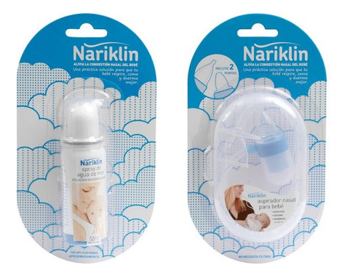 Pack Aspirador Nasal +  Spray Nariklin 