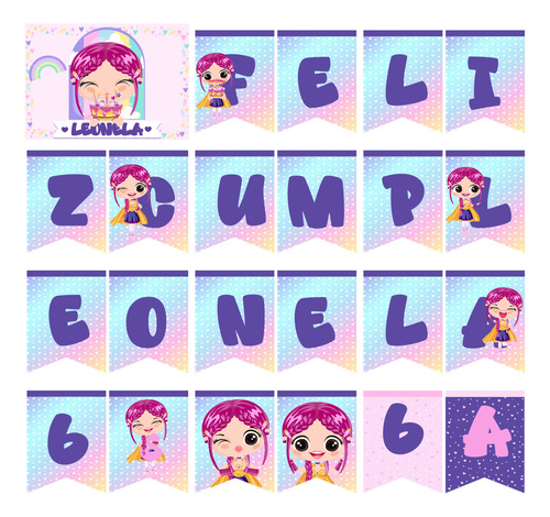 Kit Luli Pampin Imprimible Editable Completo