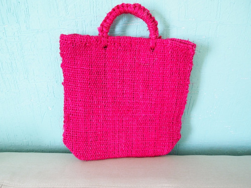 Bolsa De Ixtle 30*30*5 Cm Rayadas Y Diferentes Colores.