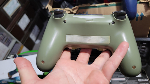 Control Dualshock Play 4 Ps4 Playstation Camuflaje Verde (Usado)