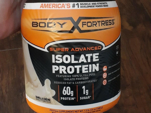 Body Fortress Super Advanced Isolate Protein 1.5 Lbs Vanilla