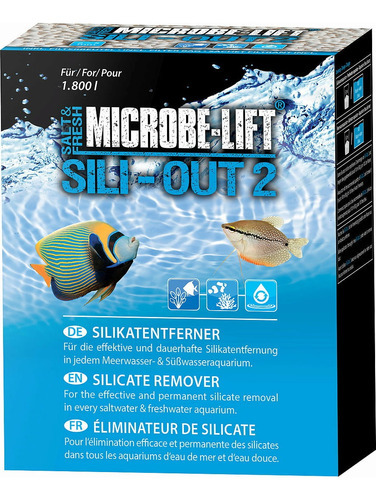 Microbe-lift Sili-out 2 Remove Silicato Doce E Salgado 360 G