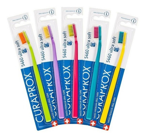 Imagem 2 de 10 de Escova Dental Curaprox 5460 Ultra Soft - Cores Sortidas