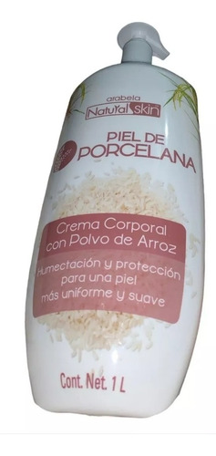 Crema Corporal Porcelana 1l Arabela 