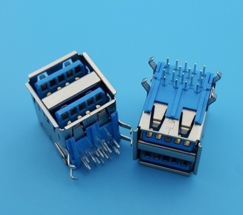 Puerto Usb 3.0 Dual A Pcb 90 Grados Pack De 10 Piezas