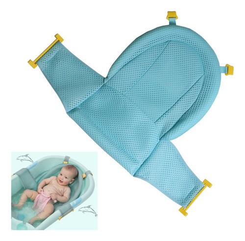 Autbye Asiento De Apoyo De Bano Para Bebe, Malla De Bano Par