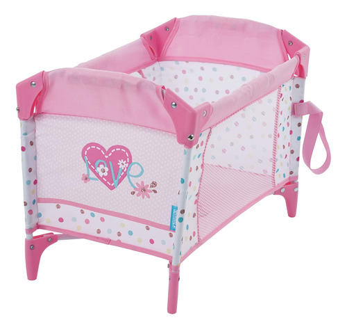 Cuna Plegable Para Muñecas Hasta 40 Cm Para Juegos De Rol