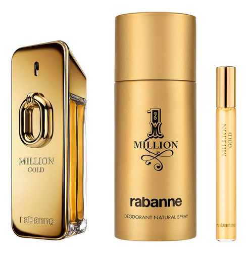 Set Paco Rabanne One Million Gold Intense 100 ml Edp