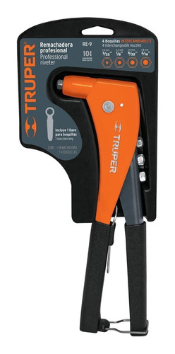 Imagen 2 de 3 de Remachadora Truper Profesional Modelo Re-9