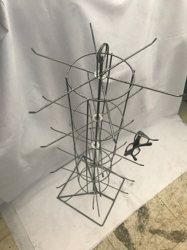Exhibidor Araña Gancho Blister Botanero 5 Niv. Silver