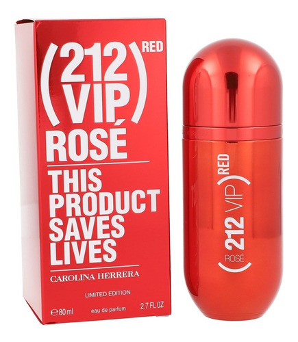 212 Vip Rose Red 80ml Edp Mujer / Myperfume