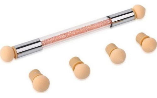 Pincel Esponja Degrade Para Uñas Con 6 Puntas Manicuria