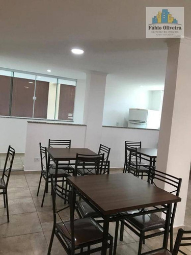 Imagem 17 de 30 de Cobertura Com 2 Dormitórios À Venda, 62 M² Por R$ 530.000,00 - Paraíso - Santo André/sp - Co0174
