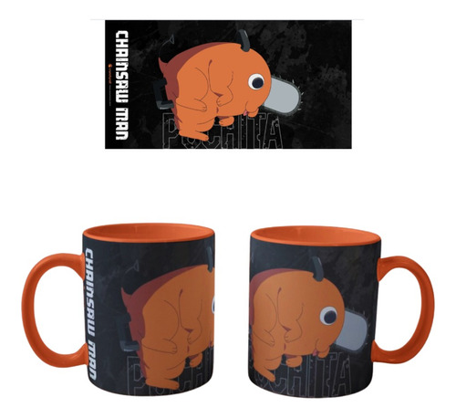 Mug De Color Pochita Chainsaw Man Personalizado  Manga Anime