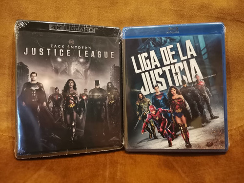 La Liga De La Justicia Zack Knyder 4k Blu Ray Y Regalo.