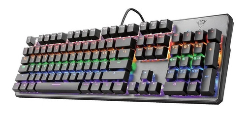 Teclado Mecanico Trust Asta Gxt 865 Modo Rainbow