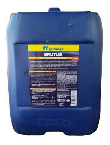Imagem 3 de 4 de Óleo Motor Diesel 15w40 Ipiranga Brutus Ci4 - Balde 20 Li...