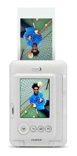 Imagen 6 de 10 de Cámara Fujifilm Instax Mini Liplay Híbrida Stone White