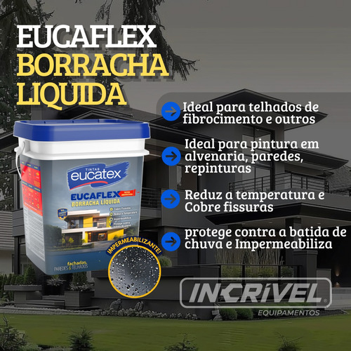 Tinta Emborrachada Hidrorrepelente Eucatex Cores