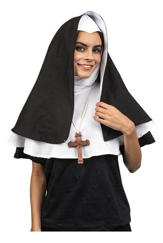 Mother Superior Nun Disfraz Mujer Monja Madre Superiora Halloween One Minute Costume