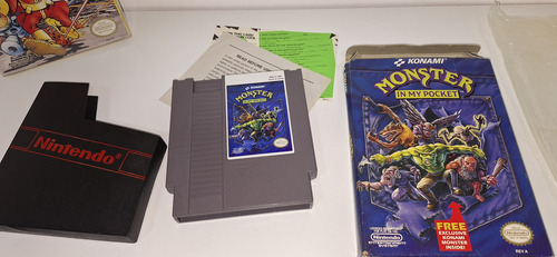 Monster In My Pocket Nintendo Nes Original