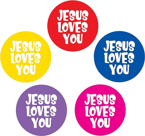 Jesus Loves You Paquete 200 Pegatinas