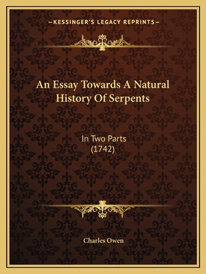 Libro An Essay Towards A Natural History Of Serpents: In ...
