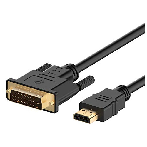  Cable Hdmi A Dvi, Alta Velocidad, 6 Ft, Negro.