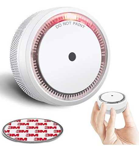 Siterwell Mini Detector De Humo Y Con Pilas De Humo Y Alarm