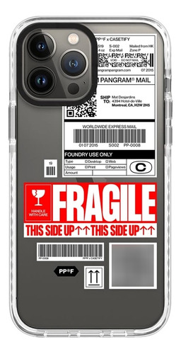 Funda Para iPhone 15 Pro Max Plus Ticket Fragile