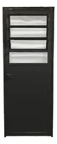 Comprar Porta Basculante Lambril De Alumínio Preto L25 210x70