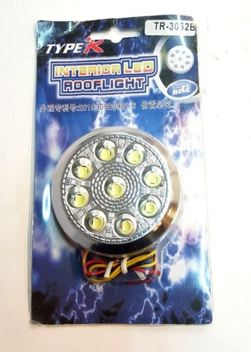 Plafon Interior Redondo 7cm 9 Led - Cymaco