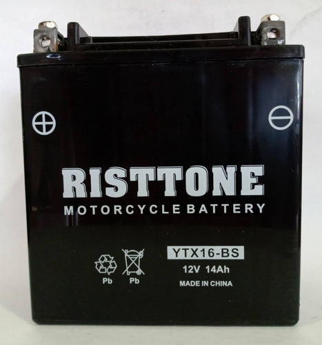 Batería Moto Ytx16-bs Marca Risttone 