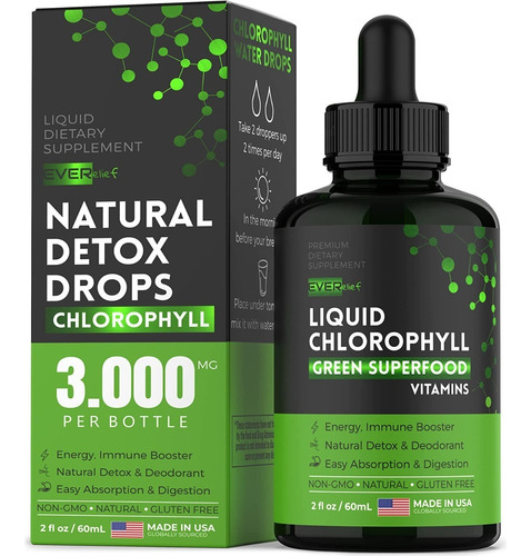 Clorofila Everelief 100 Mg - Ml A $318 - mL a $3281